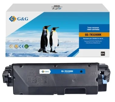 G&G toner-cartridge for Kyocera ECOSYS P6235cdn/ M6235cidn/ M6635cidn 13000 pages GG-TK5280BK with chip гарантия 36 мес.