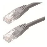 ITK Коммутационный шнур (патч-корд), кат.5Е UTP, LSZH, 2м, серый (PC01-C5EUL-2M)
