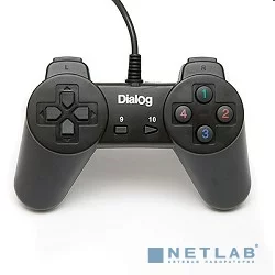 Dialog Action GP-A01, черный {Геймпад, 10 кнопок, USB}