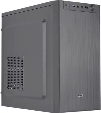 Корпус Aerocool Cs-108-S-BK-v1 (mATX, без БП, USB3.0 x1, USB2.0 x1, 8cm black fan x1)