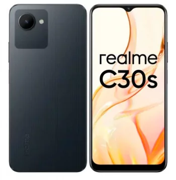 Смартфон Realme C30s 32Gb 2Gb черный моноблок 3G 4G 2Sim 6.5 720x1600 Android 12 8Mpix 802.11 b/g/n GPS GSM900/1800 GSM1900 TouchSc microSD max1000Gb (6053072)