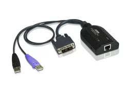 ATEN USB DVI Virtual Media KVM Adapter with Smart Card Support (KA7166-AX)