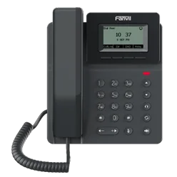 SIP-Телефон Fanvil V50P (Замена X301/X301P), 2 SIP-акк., 2,3, 132x64 Ч/Б экран, POE, БП в комп., 2x100 Mbps (V50P#TRL)