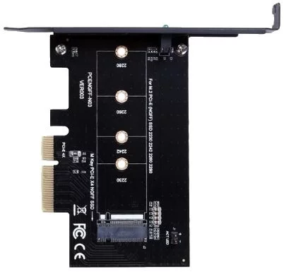 Адаптер PCI-E M.2 NGFF for SSD Bulk (ASIA PCIE M2 NGFF M-KEY)