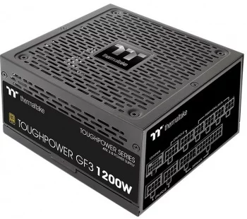 Блок питания Thermaltake ATX 1200W Toughpower GF3 Gen.5 80+ gold (24+4+4pin) APFC 140mm fan color LED 12xSATA Cab Manag RTL (PS-TPD-1200FNFAGE-4)