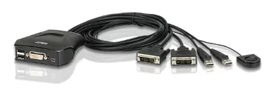 2 PORT USB DVI KVM SWITCH. (CS22D-AT)