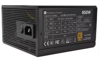 Блок питания 850W/ Thermalright, 850W 80+ Bronze (ATX, 3, PCIe 5.0, Non-modular, 1x24(20+4)pin 550mm, 1xCPU*2 8(4+4)pin 600+150mm, 1xPCIe*2 8(6+2)pin 500+150mm, 1x12VHPWR PCIe 5.0 12+4pin 600mm, 1xSATA*3+MOLEX4pin*1 400+150+150+1 (TR-TB850S) фото 4