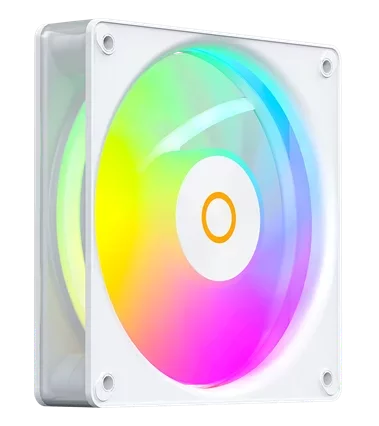 Вентилятор для корпуса Ocypus Gamma F12 Elite WH ARGB REVERSE BLADE, 120x120x25mm, 4-PIN PWM, 600-1800 RPM, 26 DBA MAX, HYDRO BEARING