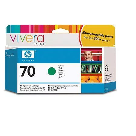 Картридж HP 70, зеленый/ 130-ml (C9457A) (C9457A) Картридж/ HP 70 130-ml Green Ink Cartridge (C9457A)