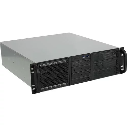 Procase RE306-D3H9-C-48 Корпус 3U server case,3x5.25+9HDD,черный,без блока питания,глубина 480мм,MB CEB 12