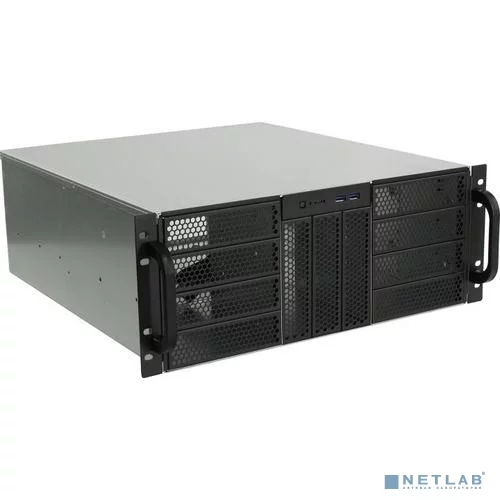 Procase RE411-D11H0-E-55 Корпус 4U server case,11x5.25+0HDD,черный,без блока питания,глубина 550мм,MB EATX 12