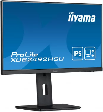 Монитор LCD 24 ETE IPS-panel, 1920x1080, 15cm Height Adj. Stand, Pivot, 250cd/ m, Speakers, VGA, HDMI, DisplayPort, 4ms, USB-HUB (23,8 VIS) (XUB2492HSU-B5)