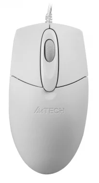 Мышь A4Tech OP-720 белый/серый оптическая (1000dpi) USB (3but) (OP-720 USB (WHITE))