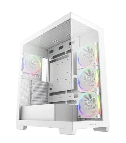 корпус Deepcool CG580 4F V2 WH без БП, боковое окно (панорама), 4x120mm ARGB PWM вентилятора, белый, ATX (R-CG580-WHADA4-G-2)