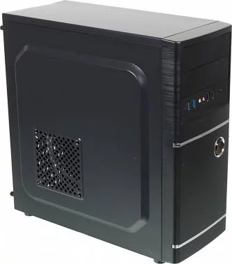 Корпус ATX ACCORD ACC-B301, Midi-Tower, без БП, черный
