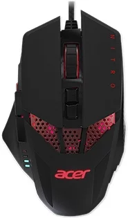 Мышь Acer Nitro NMW810 RGB черный оптическая (4000dpi) USB2.0 (7but) (NP.MCE11.00G)