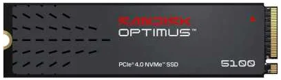 Твердотельный накопитель SanDisk SSD Optimus 5100 M.2 2280 NVMe 500Gb, 6600MBs/5600MBs TBW 300, SDSP51500GAN, 1 year
