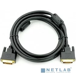 Exegate EX191096RUS Кабель DVI dual link (25M-25M) 5м Exegate, 2 фильтра, позолоченные контакты