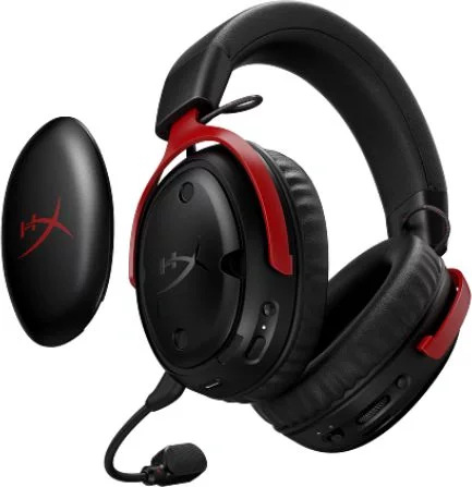 Наушники с микрофоном HyperX Cloud III S Wireless черный/красный мониторные (A59Z0AA)