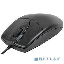 A-4Tech Мышь OP-620D B/ U1 (черный) USB, пров. опт. мышь, 3кн, 1кл-кн (85694)