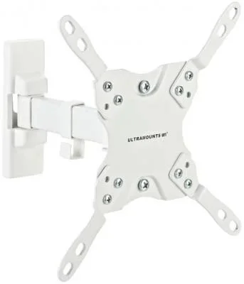 Кронштейн для телевизора Ultramounts UM864W белый 13-42 макс.20кг настенный поворотно-выдвижной и наклонный фото 2