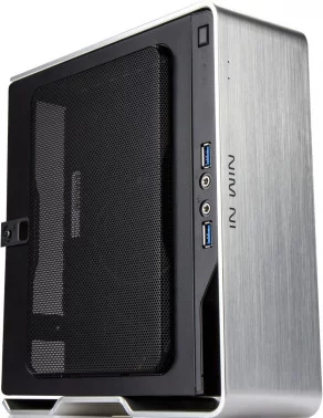 Корпус Inwin BQS696BS IP-AD150A7-2 серебристый 150W miniITX 2xUSB3.0 audio bott PSU (BQS696BS 6138681)
