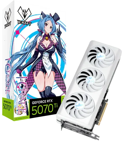 Видеокарта MAXSUN MS-RTX5070Ti iCraft OC16G AIGA//RTX5070Ti HDMI, 3*DP, 16G, D7