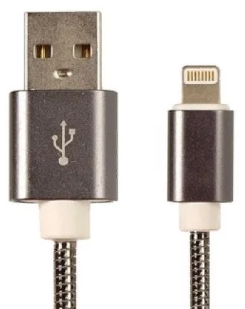 Кабель Premier 6-703M2 1.0BK USB (m)-Lightning (m) 1м черный пакет
