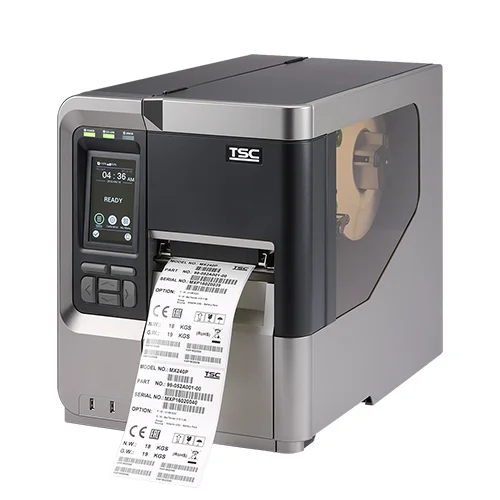 TSC MX641P, 600 dpi, 6 ips 4.3““ Touch LCD, 512MB SDRAM, 512MB Flash,RS-232, Ethernet, USB 2.0, USB Host x2, microSD card reader for memory expanision,WiFi slot-in (MX641P-A001-0002)