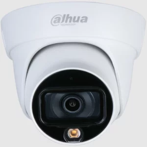 Уличная купольная IP-видеокамера Full-color, 4Мп; 1/ 3 CMOS; объектив 2.8мм; WDR(120дБ); чувствительность 0.004лк@F1.0 сжатие: H.265+ H.265 H.264+ H.264 MJPEG; 2 потока до 4Мп@25к/ с; LED-подсветка до 3 (DH-IPC-HDW1439TP-A-LED-0280B-S4)