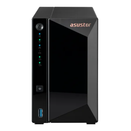 ASUSTOR AS3302T V2 2-Bay NAS/ MPl/ ARM64 64-bit 1.7GHz/ 2GBDDR4/ noHDD,LFF(HDD,SSD),/ 1x2.5GbE(LAN)/ 3xUSB3.2; 90IX01I1-BW3S00