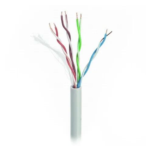 Кабель Cablexpert UPC-5004E-SOL UTP5e, 4 пары, 0.48 мм, CCA, однож., 305 м, серый (050630)
