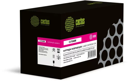 Картридж лазерный Cactus CS-TK5480M пурпурный (1250стр.) для Kyocera ECOSYS PA2101cx/PA2101cwx/MA2101cfx/MA2101cwfx с чипом
