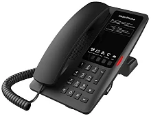 Отельный SIP-Телефон Fanvil H4, 2 SIP-акк., POE, БП в комп., 2x100 Mbps, Чёрный, 5 прог. клав. (H4#TRL)