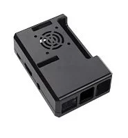 Корпус ACD RA187 Корпус ACD Black ABS Plastic Case w/ GPIO port hole and Fan holes for Raspberry Pi 3 B, (RASP1788) (494446)
