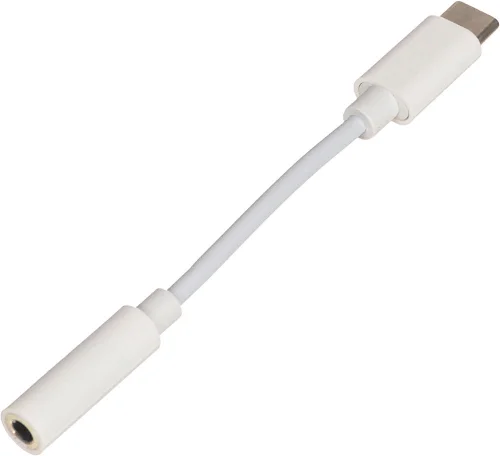 Переходник Buro BHP TPC-JCK Jack 3.5 (f)-USB Type-C (m) белый фото 4