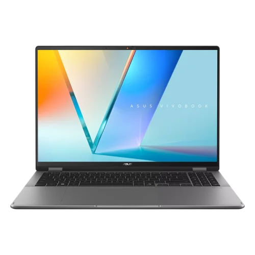 Ноутбук ASUS TP3607AA-SI063W flip 16(1920x1200 OLED)/ Touch/ Intel Ultra 9 386H(2.1Ghz)/ 32768Mb/ 1024PCISSDGb/ noDVD/ Int:Intel Arc graphics/ Cam/ BT/ WiFi/ 70WHr/ war 1y/ 1.8kg/ Matte Gray/ Win11Home (90NB17B1-M004E0)