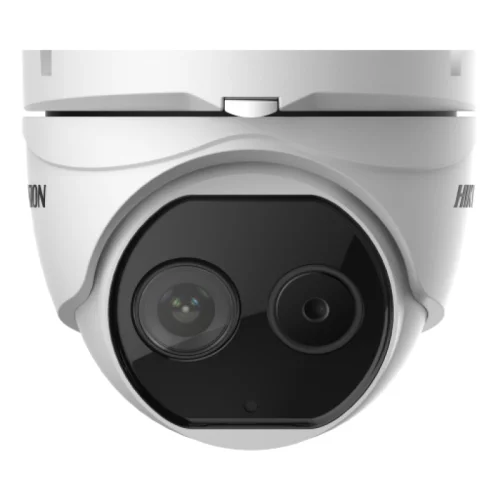 Двухспектральная IP-камера с Deep learning алгоритмом , Тепловое излучение: неохлаждаемый микроболометрический сенсор; 3.1мм@F1.1; область обзора 50 37.2; обнаружение транспорт/человек: 280/91м распознавание транспорт/человек: 70/23м идентификация транспо
