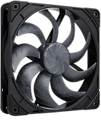 Кулер для корпуса/ Case Cooler Noctua NF-A14x25 G2 PWM chromax.black.swap (140x140x25mm, 4-pin PWM, 91.58FM, 24.8dBA, 1500RPM, Black)