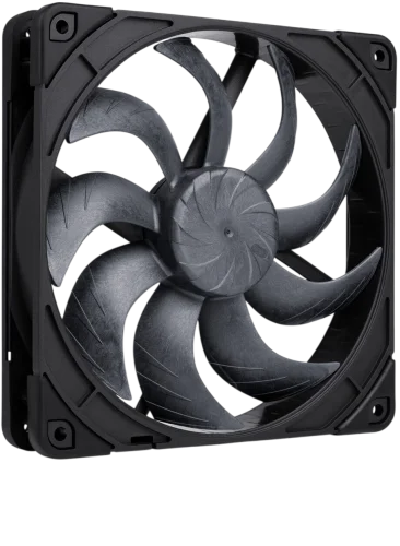 Кулер для корпуса/ Case Cooler Noctua NF-A14x25 G2 PWM chromax.black.swap (140x140x25mm, 4-pin PWM, 91.58FM, 24.8dBA, 1500RPM, Black)