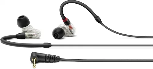 Наушники вкладыши Sennheiser IE 100 PRO 1.3м прозрачный/черный проводные в ушной раковине (508941)