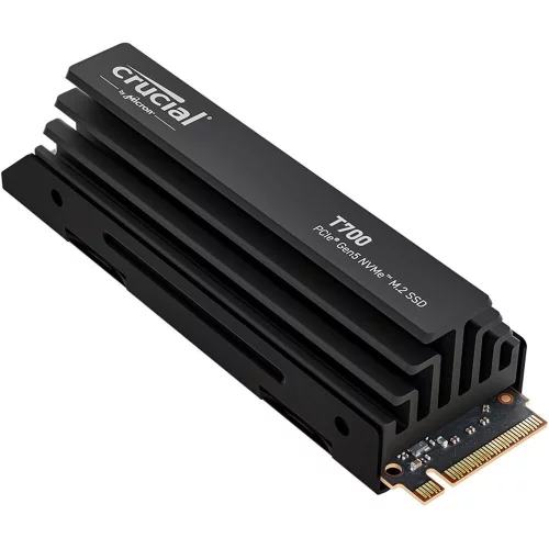 Твердотельный накопитель SSD Crucial T700 2TB PCIe Gen5 NVMe M.2 SSD with heatsink CT2000T700SSD5