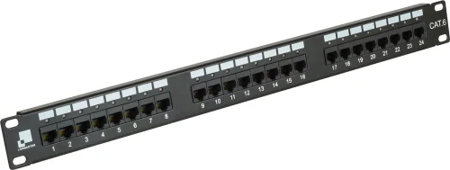 Патч-панель Lanmaster LAN-PPI24U6 19 1U 24xRJ45 кат.6 UTP