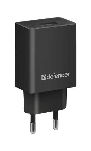 Defender Сетевой адаптер EPA-10 черный. 1xUSB. 5V/ 2.1А (83572)