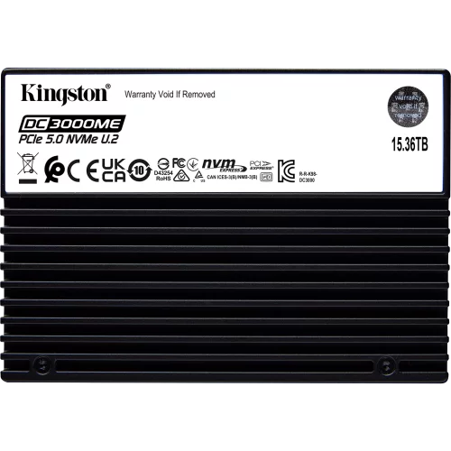 Твердотельный накопитель/ Kingston SSD DC3000ME 15360GB, U.2(2.5