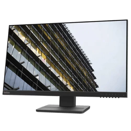 *Монитор Lenovo 23.8 ThinkVision E24q-20 черный IPS 4ms 16:9 HDMI M/ M матовая HAS Piv 300cd 178гр/ 178гр 2560x1440 DP 2K 5.05кг (62CFGAT1IS) фото 3