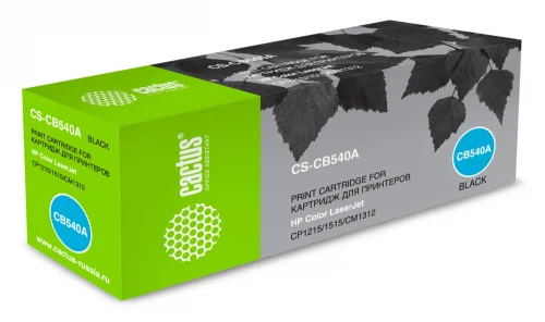 Картридж лазерный Cactus CS-CB540A CB540A черный (2200стр.) для HP CLJ CP1215/1515/CM1312 фото 6