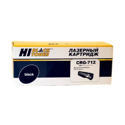 Картридж Hi-Black HB-№712, черный, 2000 страниц, для Canon LBP-3010/ 3100 (12001207)