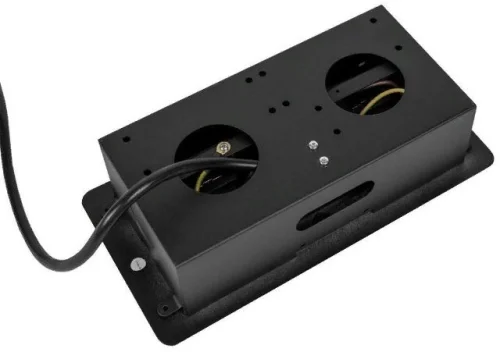 Сетевой разветвитель Premier PX/BL-HOR-2R-2USB-BLK 1.8м (2 розетки) черный (коробка) фото 3