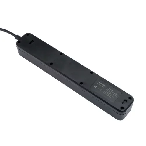 Гарнизон Сетевой фильтр 2.0 EPS-5-B-2 5р, 10А, 2м, ур.защиты 2+, черный, пакет (21441) фото 2